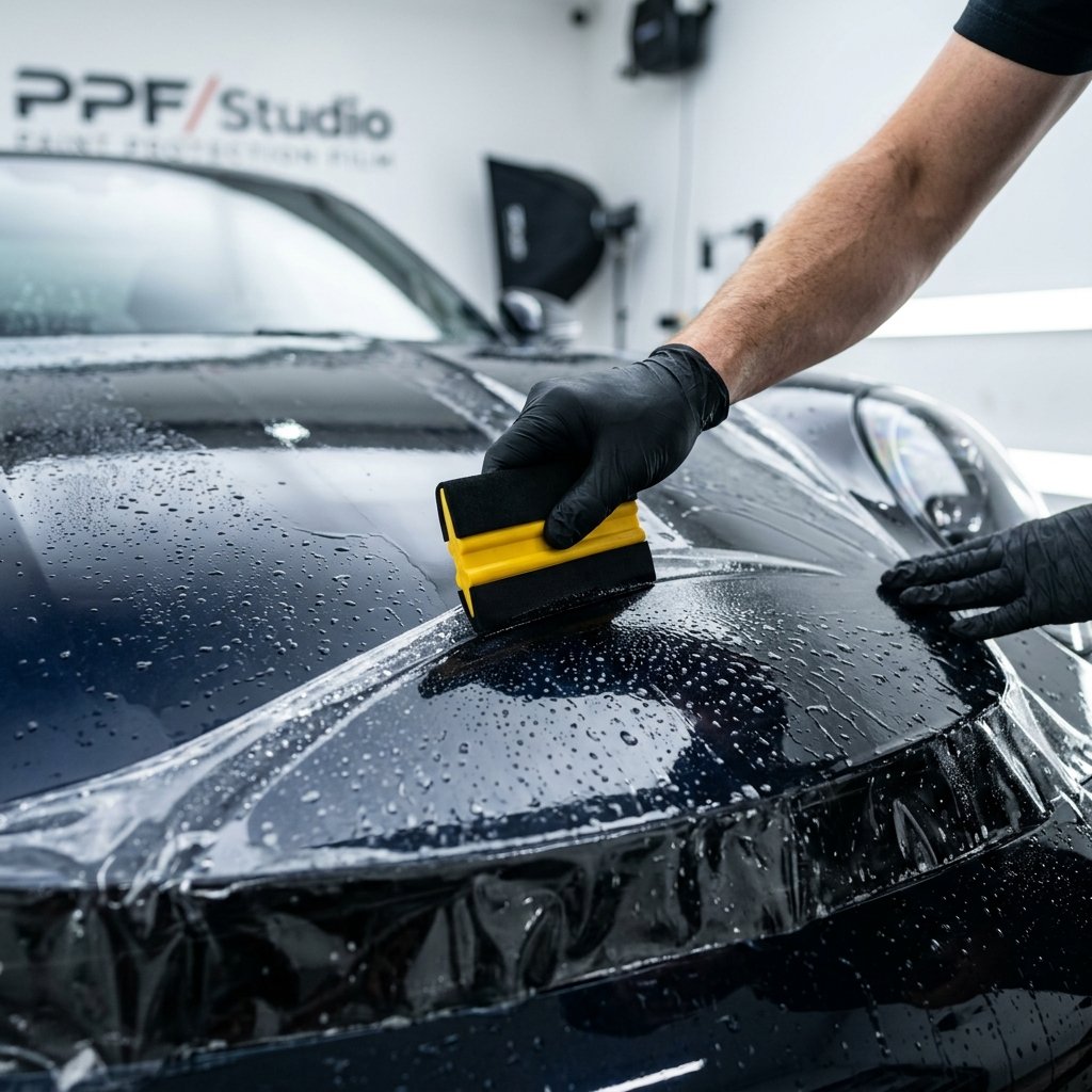 Car Paint Protection Film PPF Installation